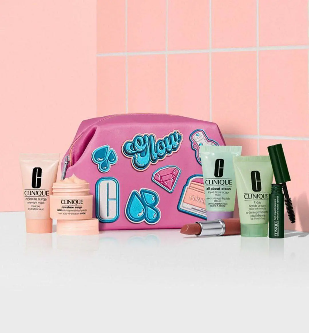 کیف آرایشی صورتی کلینیک